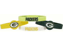 Green Bay Packers Bracelets 4 Pack Silicone