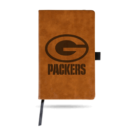 Green Bay Packers Brown - Primary Laser Engraved Small Notepad