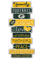 Green Bay Packers Celebrations Stack 24" Sign