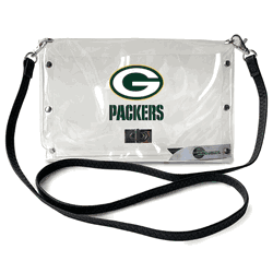 Green Bay Packers Clear Envelope Purse STRAP
