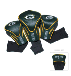 Green Bay Packers Club 3 Piece Contour Headcover Set