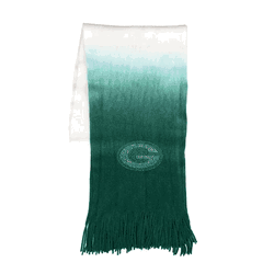 Green Bay Packers Dip Dye Scarf Green
