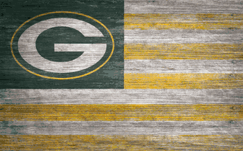 Green Bay Packers Distressed Flag 11x19