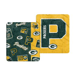 Green Bay Packers Dream Weave Throw 50x60