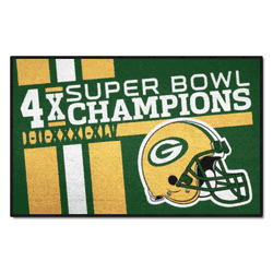 Green Bay Packers Dynasty Starter Mat Accent Rug - 19in. x 30in.