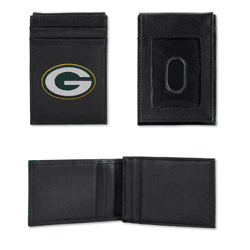 Green Bay Packers  Embroidered Front Pocket Wallet - Slim/Light Weight