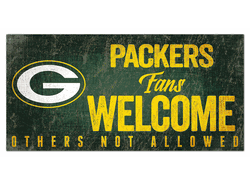 Green Bay Packers Fans Welcome Sign