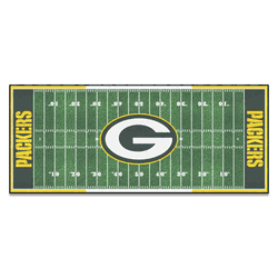 Green Bay Packers Field Runner Mat - 30in. x 72in.