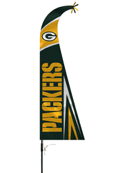 Green Bay Packers Flag Premium Feather Style CO