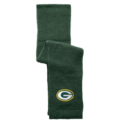 Green Bay Packers Full Color Waffle Scarf