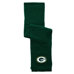 Green Bay Packers Full Color Waffle Scarf