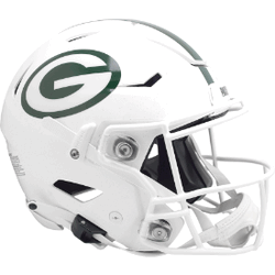 Green Bay Packers Full Size Authentic SpeedFlex Football Helmet 2024 Alternate On-Field