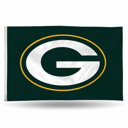 Green Bay Packers Green 3' x 5' Banner Flag