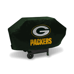 Green Bay Packers Green Deluxe Vinyl Grill Cover - 68" Wide/Heavy Duty/Velcro Staps