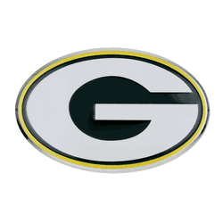 Green Bay Packers Heavy Duty Aluminum Embossed Color Emblem