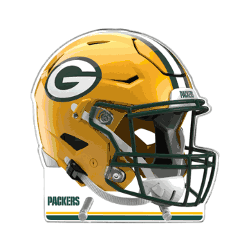 Green Bay Packers Helmet Acrylic Standee