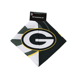 Green Bay Packers Home and Away Pet Bandana Set Medium