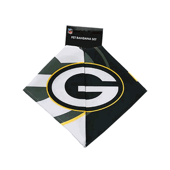 Green Bay Packers Home and Away Pet Bandana Set Medium