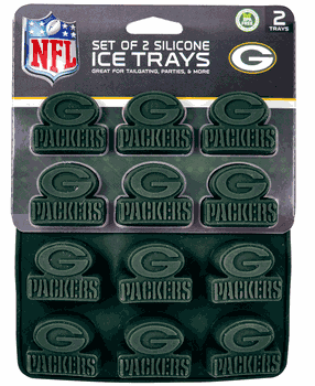 Green Bay Packers Ice Trays 2-Pack