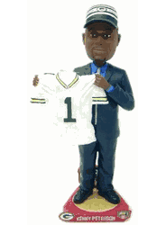 Green Bay Packers Kenny Peterson Draft Pick Forever Collectibles Bobble Head