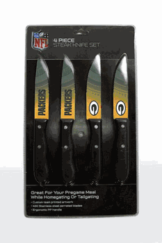 Green Bay Packers Knife Set - Steak - 4 Pack