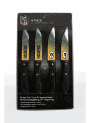 Green Bay Packers Knife Set - Steak - 4 Pack