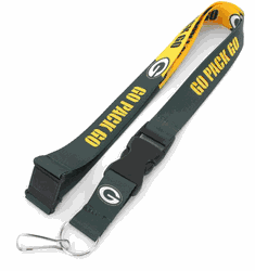 Green Bay Packers Lanyard Breakaway Style Slogan Design