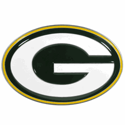 Green Bay Packers Large Hitch Cover Class II and Class III Metal Plugs