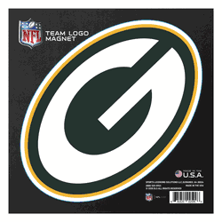 Green Bay Packers Large Team Logo Magnet 10" (8.7329"x8.3078")