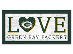 Green Bay Packers Love 6x12 Sign