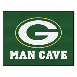 Green Bay Packers Man Cave All-Star Rug - 34 in. x 42.5 in.