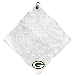 Green Bay Packers Microfiber Small Towel - 15" x 15" (White)