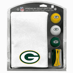 Green Bay Packers Microfiber Towel Gift Set - 16 x 40 (White)