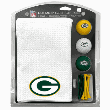 Green Bay Packers Microfiber Towel Gift Set - 16 x 40 (White)