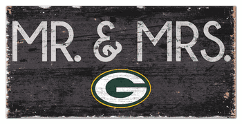 Green Bay Packers Mr & Mrs Sign