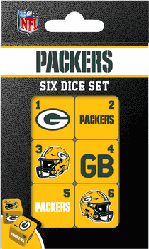 Green Bay Packers NFL Dice Set
