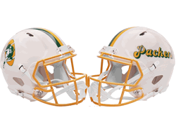 Green Bay Packers NFL Full Size Authentic Speed Football Helmet RETRO
