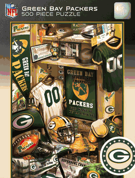 Green Bay Packers NFL Locker Room 500pc Puzzle
