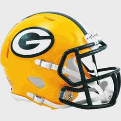 Green Bay Packers NFL Mini Speed Football Helmet