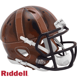 Green Bay Packers NFL Mini Speed Football Helmet Alternate 2025 - Vintage Leather Look