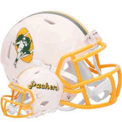 Green Bay Packers NFL Mini Speed Football Helmet RETRO