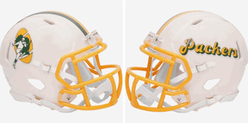 Green Bay Packers NFL Mini Speed Football Helmet RETRO