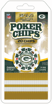 Green Bay Packers NFL Poker Chips 20pc