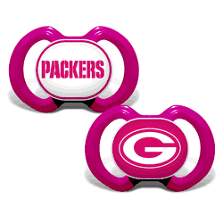 Green Bay Packers Pacifier 2-Pack - Pink