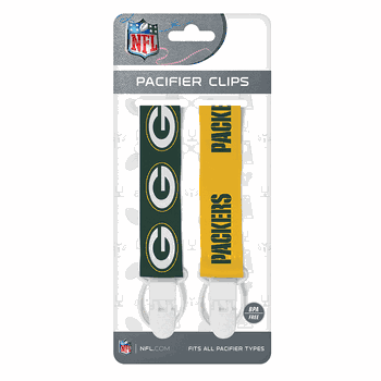 Green Bay Packers Pacifier Clips