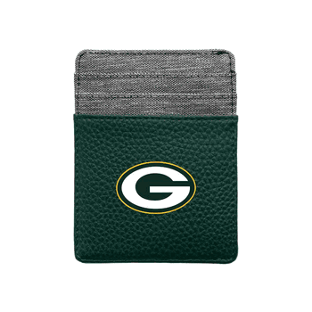 Green Bay Packers Pebble Front Pocket Wallet Green
