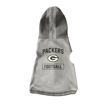 Green Bay Packers Pet Hooded Crewneck Type XS