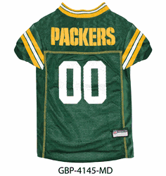 Green Bay Packers Pet Mesh Jersey - Medium
