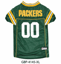 Green Bay Packers Pet Mesh Jersey X-Large