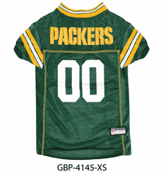 Green Bay Packers Pet Mesh Jersey X-Small